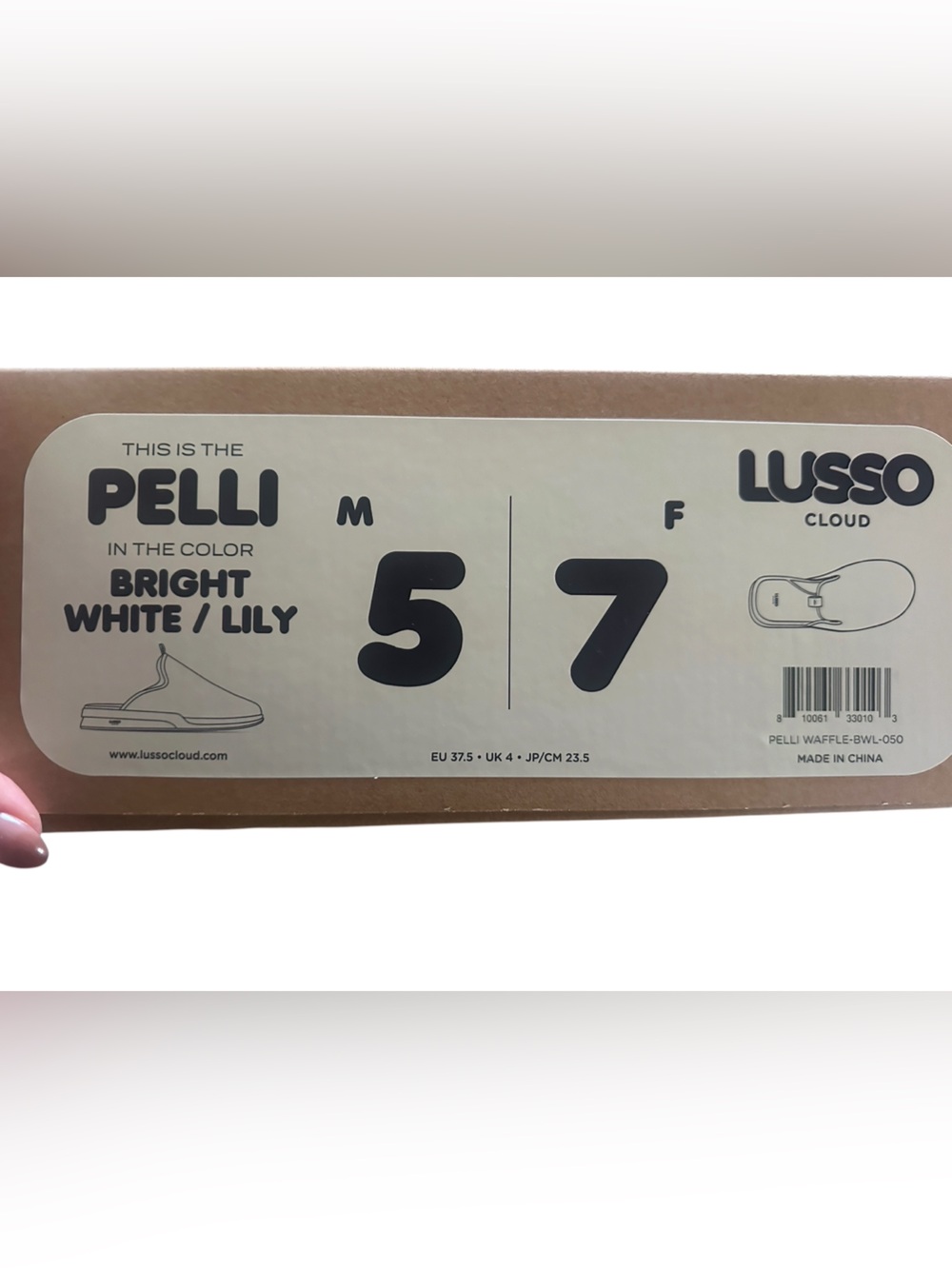 Pelli Slide | Bright White Waffle/Lily | Unisex - Bright - Picture 3 of 5